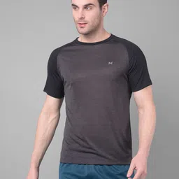 Force NXT Men Anti Viral Anti Odour Cool Round Neck Sports Solid T-Shirt-image-62