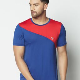 GLITO Colourblocked Cotton T-Shirt-image-63