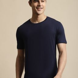 Miaz Lifestyle Round Neck Pure Cotton T-Shirt-image-76