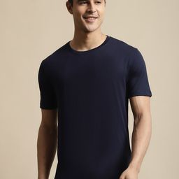 Miaz Lifestyle Round Neck Short Sleeves Cotton T-shirt-image-84