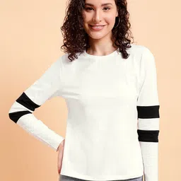 MINT STREET Long Sleeves Pure Cotton T-shirt-image-24