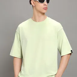 Bewakoof Drop-Shoulder Sleeves Oversized Cotton T-shirt-image-84