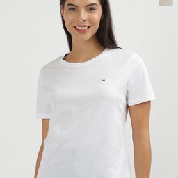 Tommy Hilfiger Round Neck Short Sleeves Regular Fit Cotton T-shirt-picture-16