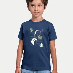 BAESD Boys Graphic Printed Nautical Round Neck Cotton T-Shirt-image-23
