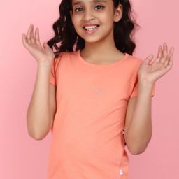V-Mart Girls Round Neck Cotton T-shirt-picture-35