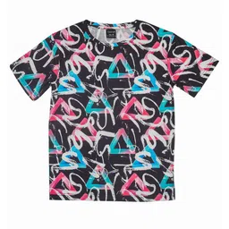 CAVIO Boys Abstract Printed Pure Cotton T-Shirt-image-51