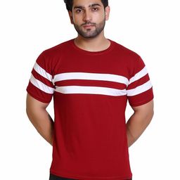 Gajraj Men Striped Pockets T-shirt-image-99