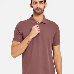 Octave Polo Collar Cotton T-shirt-image-55