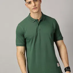 THE HOLLANDER Polo Collar Cotton T-shirt-picture-41