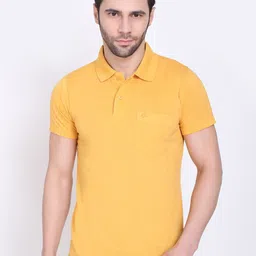 Camey Polo Collar Short Sleeves Cotton T-shirt-picture-14