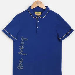 One Friday Boys Polo Collar Pockets T-shirt-picture-0