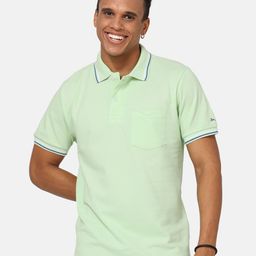Masculino Latino Plus Polo Collar Cotton T-shirt-image-71