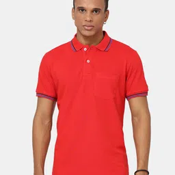 Masculino Latino Plus Polo Collar Bio Finish Cotton Tshirt-image-26
