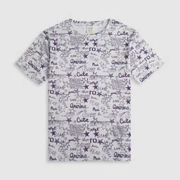 CAVIO Boys Conversational Printed Cotton T-shirt-image-4