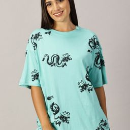 THE HOLLANDER Women Printed Pockets T-shirt-image-25