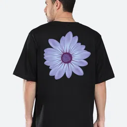 Mad Over Print Floral Printed Cotton Oversized T-shirt-image-86