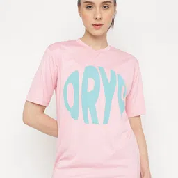 DRYP EVOLUT Typography Printed Round Neck Oversized T-shirt-picture-28