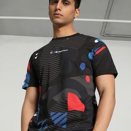 PUMA Motorsport BMW M Printed Cotton T-shirt-image-55