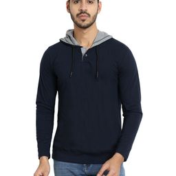 Black Collection Men Solid Cotton T-shirt-image-102