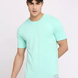 FRENCHIE Men Cotton Round Neck T-shirt-image-96