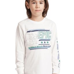 Beverly Hills Polo Club Boys Graphic Printed Pure Cotton Pockets Casual T-shirt-image-27