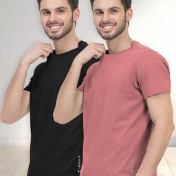 FREECULTR Men Half Sleeve Crew Neck Organic Cotton T-shirts Pack Of 2-picture-6