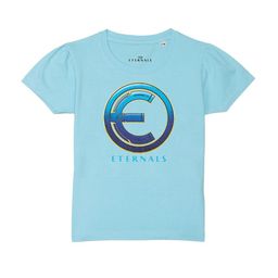 Marvel by Wear Your Mind Girls Blue Eternal Printed Pure Cotton T-shirt-image-29