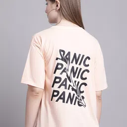 GRACIT Typography Printed Oversized Pure Cotton T-shirt-image-48