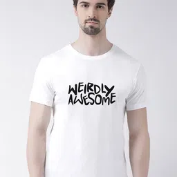 Friskers Men White Typography Printed T-shirt-picture-11