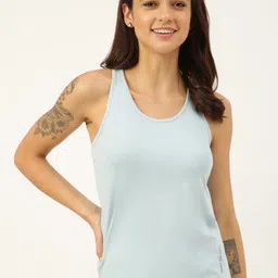 FREECULTR Women Blue Solid Tank Top-image-83