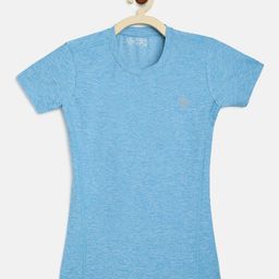 CHIMPRALA Girls Blue Sports Running T-shirt-picture-14
