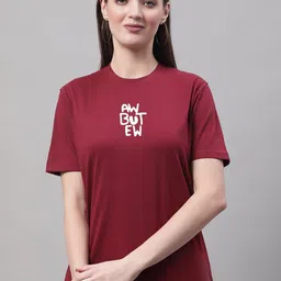 Miaz Lifestyle Typography Printed Pure Cotton T-shirt-picture-49