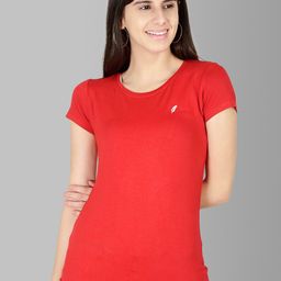Feather Soft Elite Red Slim Fit Running T-shirt-image-54
