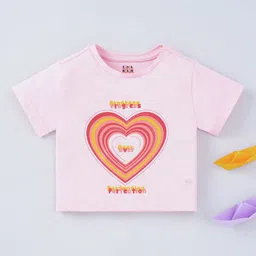 Ed-a-Mamma Girls Printed Cotton T-shirt-image-53