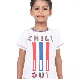 BAESD Boys Typographic Printed Bio Finish Cotton T-shirt-image-6