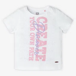 Ed-a-Mamma Girls Printed Bio Finish T-shirt-image-96