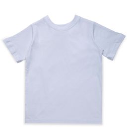 KAVEE Boys White Bio Finish Cotton T-shirt-image-4