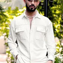 Maniac Comfort Spread Collar Cotton Casual Shirt-image-29