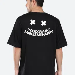 Mad Over Print Typography Printed Oversized T-shirt-image-31