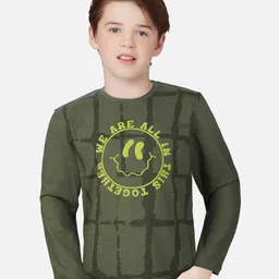 Gini and Jony Boys Checked T-shirt-image-76