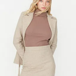 Trendyol Striped Mini Pencil Skirt-image-51
