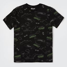 Fame Forever by Lifestyle Boys Conversational Printed Round Neck Cotton T-shirt-picture-33