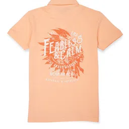 Gini and Jony Boys Graphic Printed Polo Collar Cotton T-shirt-image-39