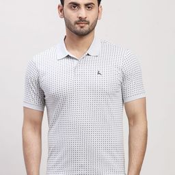Parx Men Checked Polo Collar T-shirt-picture-1