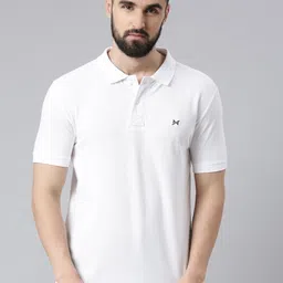 Force NXT Men Solid Polo Collar Super Combed Cotton T-Shirt-image-33
