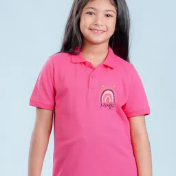 NUSYL Girls Polo Collar T-Shirt-image-14