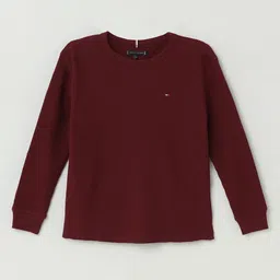Tommy Hilfiger Boys Polka Dot Mandarin Collar T-shirt-image-62