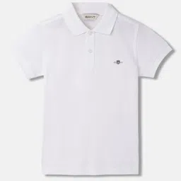 GANT Boys Polo Collar Pure Cotton T-shirt-image-93