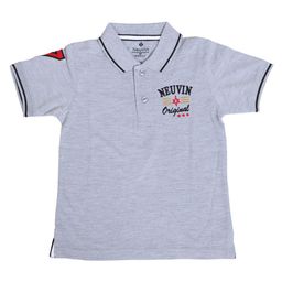 BAESD Boys Brand Logo Printed Polo Collar Cotton T-shirt-image-52