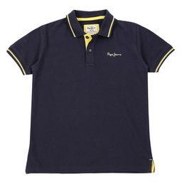 Pepe Jeans Boys Navy Blue Polo Collar T-shirt-image-51